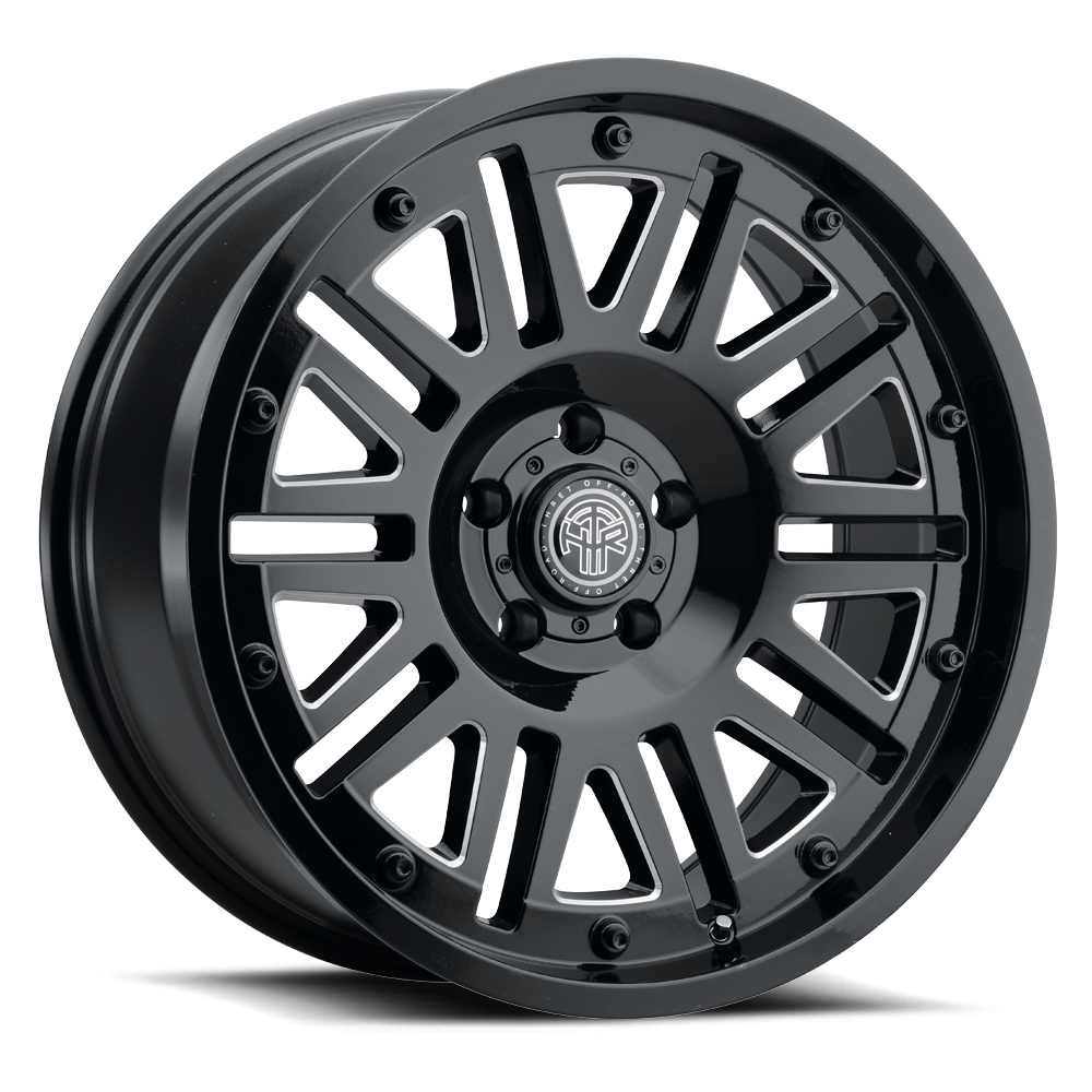 THRET OFF-ROAD STORM 17x9 BLACK/ACCENT