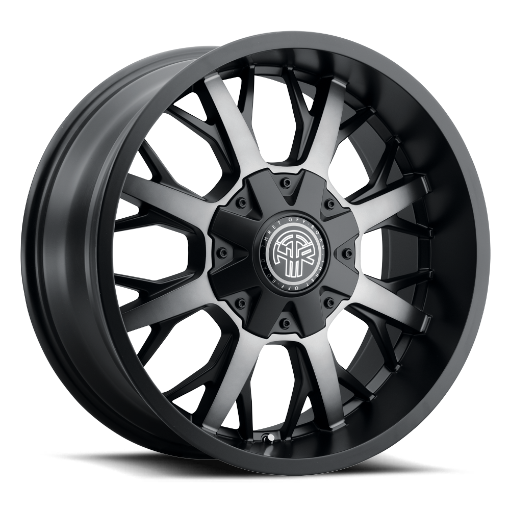 THRET OFF-ROAD VULCAN 17x9 BLACK/ACCENT